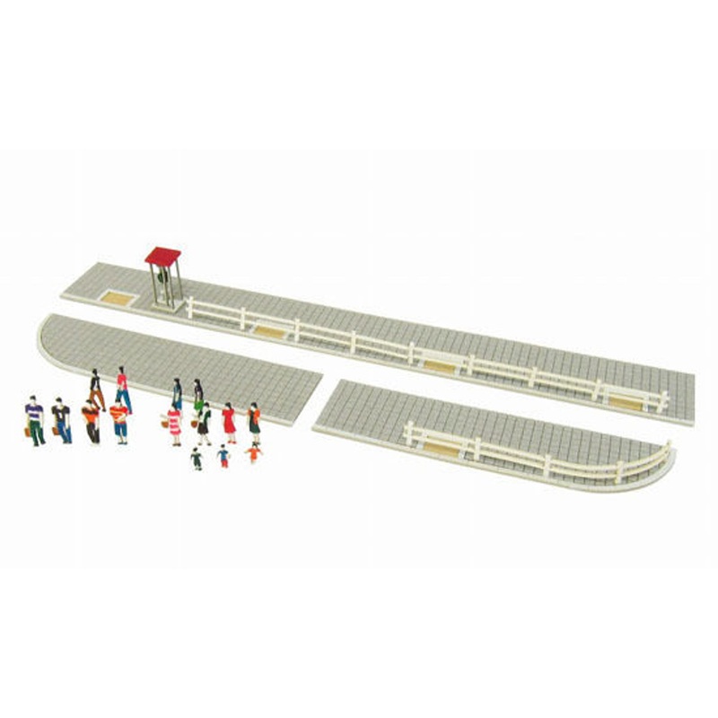 Sankei MP01-131 Sidewalk A 1/220 Z Scale Paper Kits