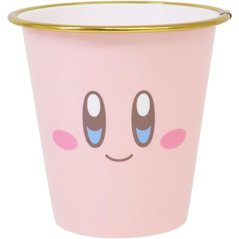 T’s Factory Cute Trash Can/Desk Organizer – Kirby Face