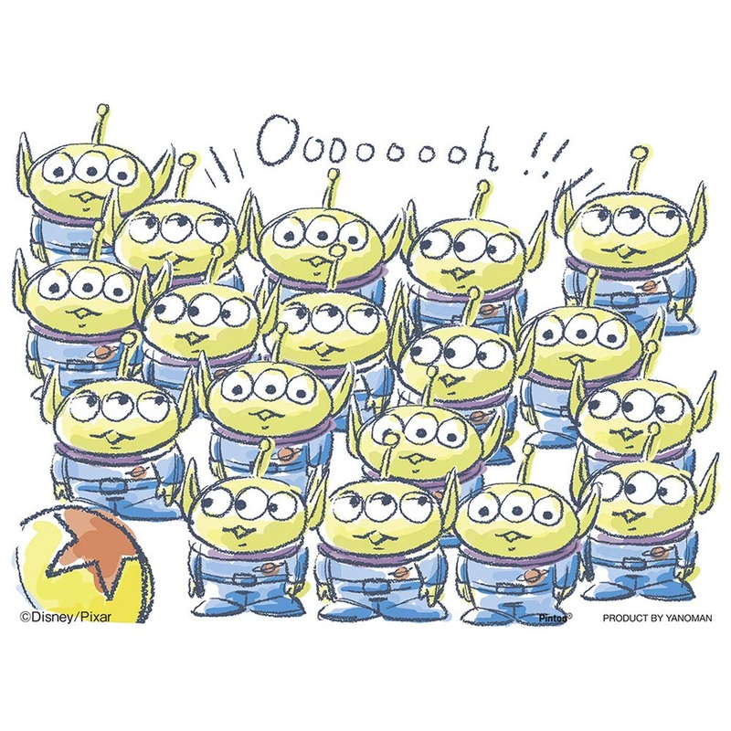 Yanoman Jigsaw Puzzle 2301-17 Disney Toy Story Everyone with Oooh! (150 Plastic Pieces)