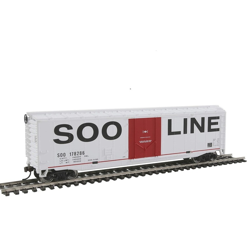 50′ Plug Door Boxcar Ready to Run Soo Line