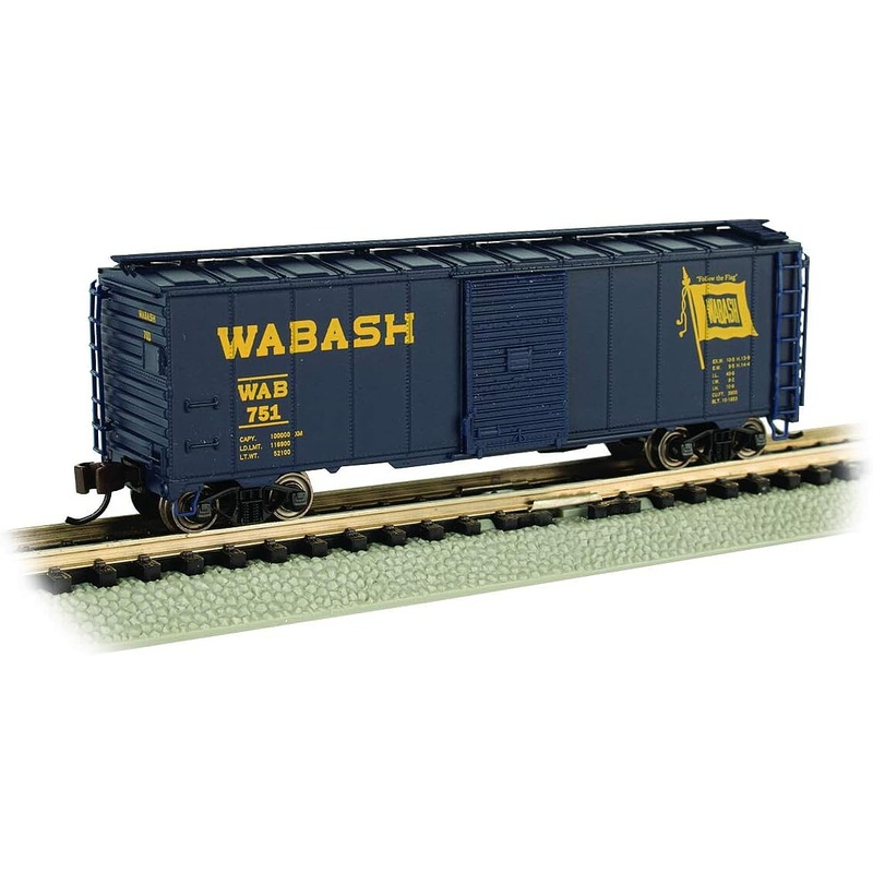 AAR 40′ Steel Boxcar Wabash