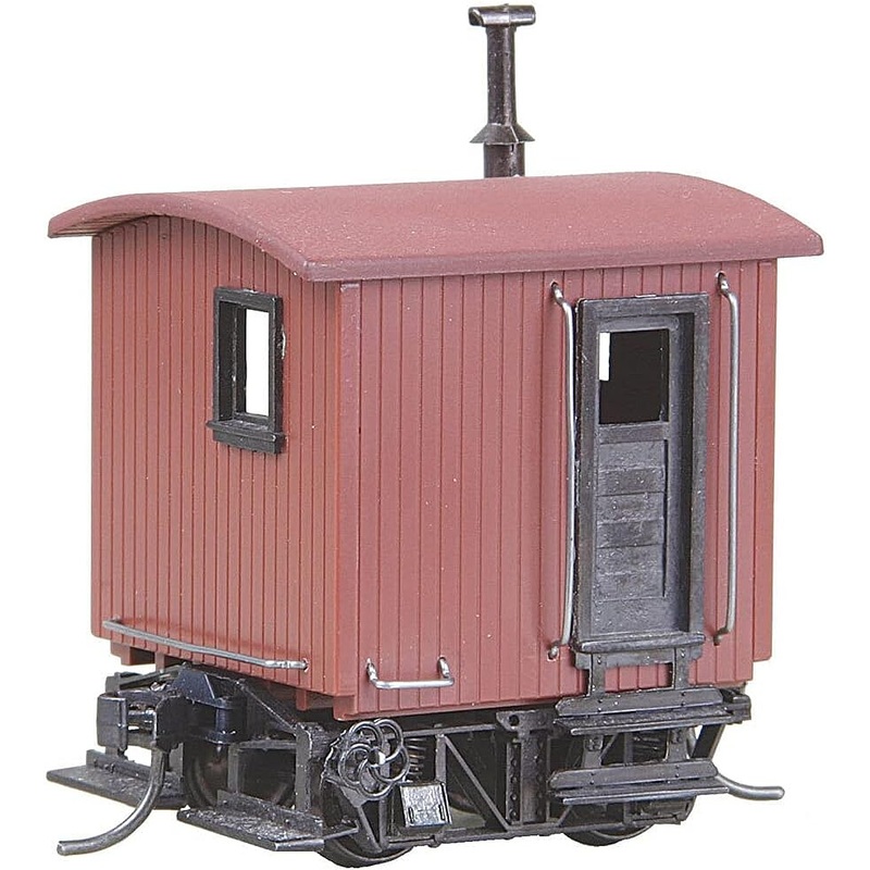 Logging Caboose Red Unlettered