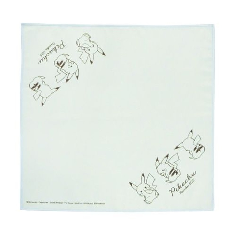 Pokemon Center Original Antibacterial Lunch Cloth Pikachu 025 – Mint
