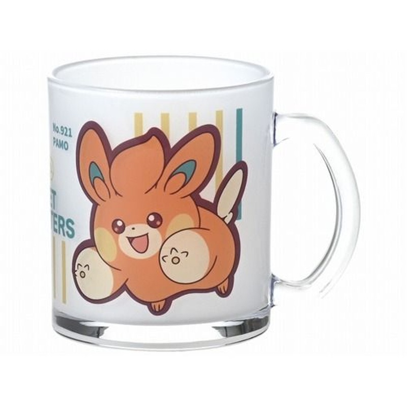 Pokemon Center Original Patterned Glass Mug Pawmi