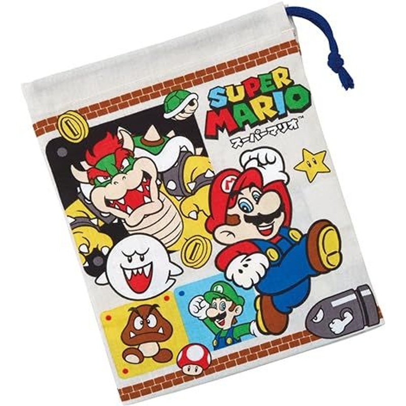 Skater Super Mario Drawstring Bag for Cup 23