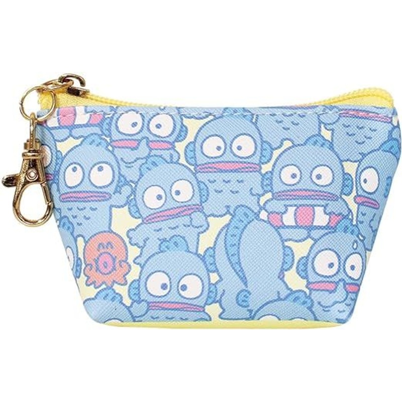 T’s Factory Triangle Mini Pouch – Sanrio Hangyodon (Gyugyu Pattern)