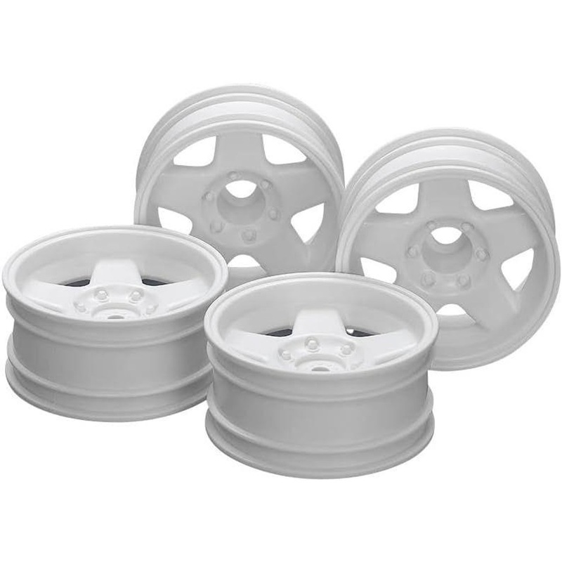 Tamiya 22077 (OP2077) The Hornet 1-Piece Large Diameter Wheels (Front & Rear)
