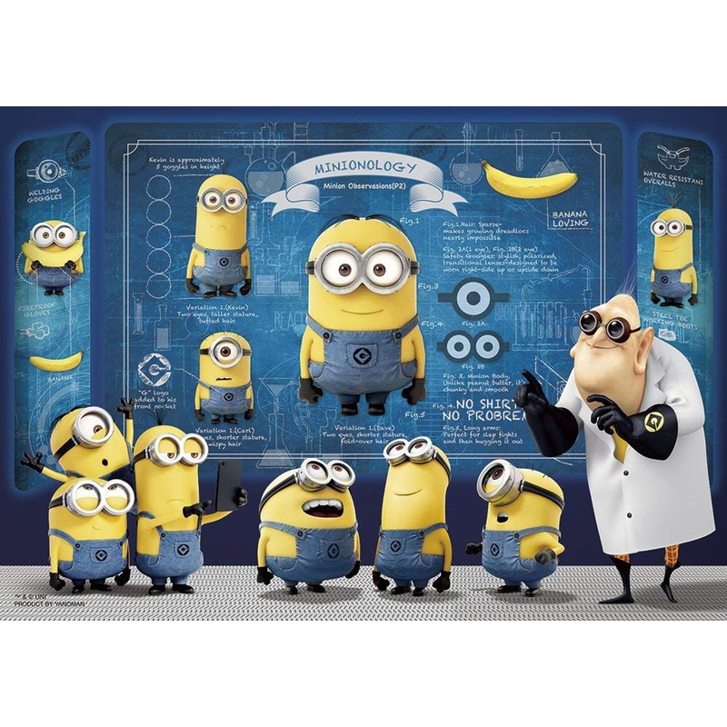 Yanoman Prism Art Jigsaw Puzzle 61-49 Despicable Me Minions Laboratory (108 Pieces)