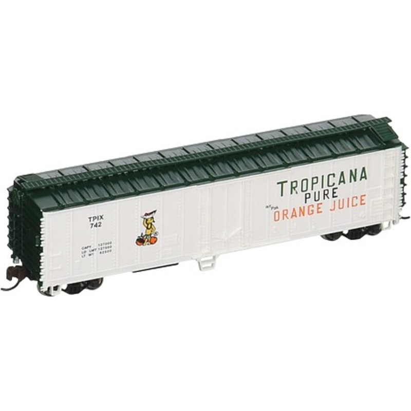 ACF 50′ Steel Reefer Tropicana White/Green
