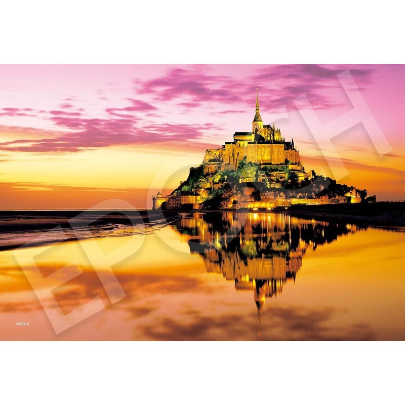 Epoch Epoch Jigsaw Puzzle Overseas Scenery Golden Mont Saint Michel – France (300 Pieces)