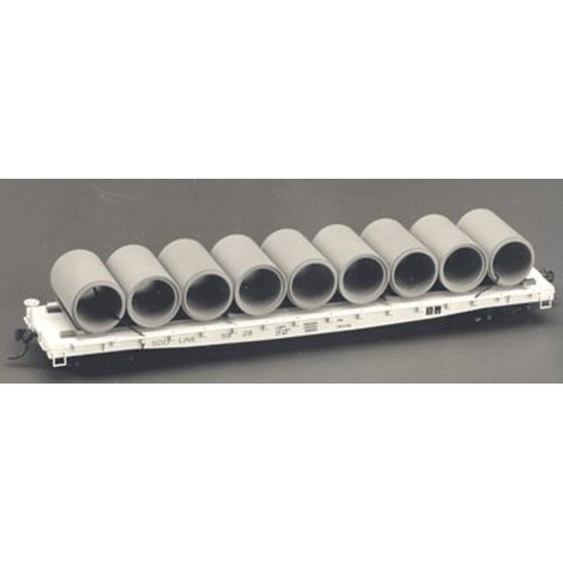 Flatcar Pipe Load (2)