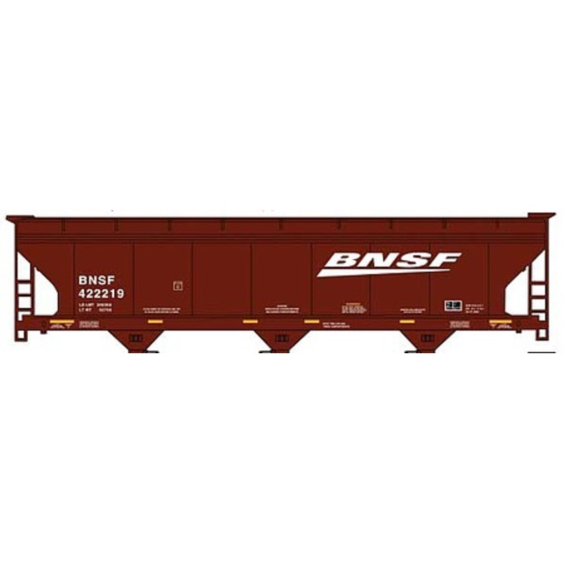HO ACF 3Bay CV Hopper BNSF Single Car