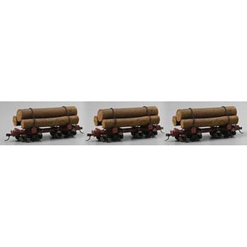 Spectrum(R) Skeleton Log Car pkg(3) On30-Scale