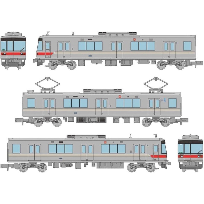 Tomytec Nagano Railway Series 3000 3 Cars Set A (N scale)
