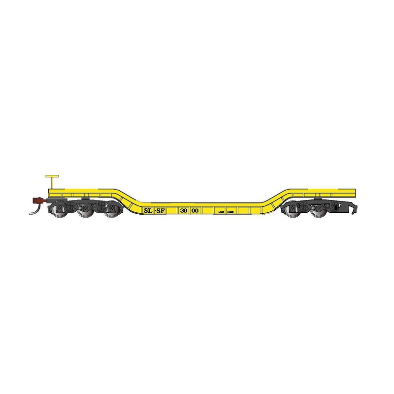 52′ Center Depressed Flatcar Frisco #3900
