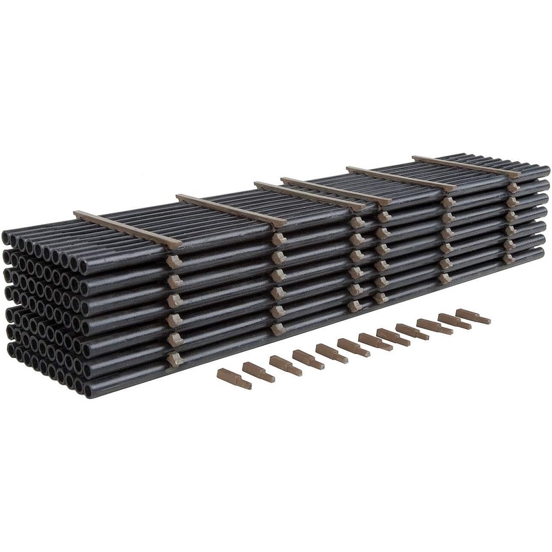 Pipe Load for 60′ Bulkhead Flatcar