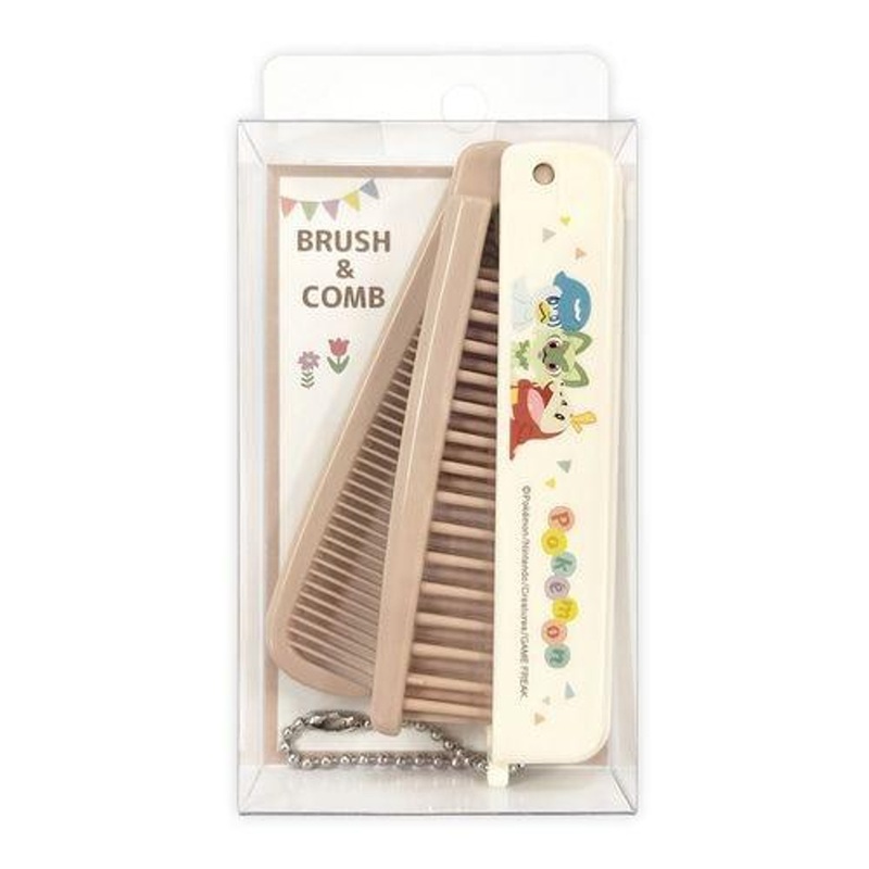 Pokemon Center Folding Brush & Comb / Everyone Friends