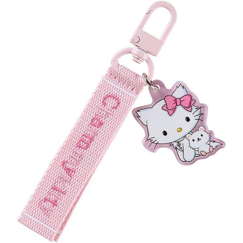 Sanrio Embroidery Tag Keychain Charmmy Kitty