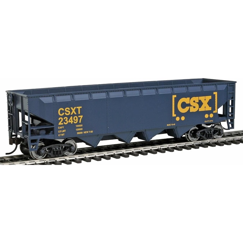 Hopper Ready to Run CSX Blue, Yellow, Boxcar Logo