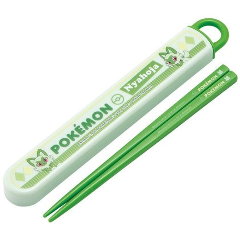 Pokemon Center Original Antibacterial Chopsticks with Case – Sprigatito