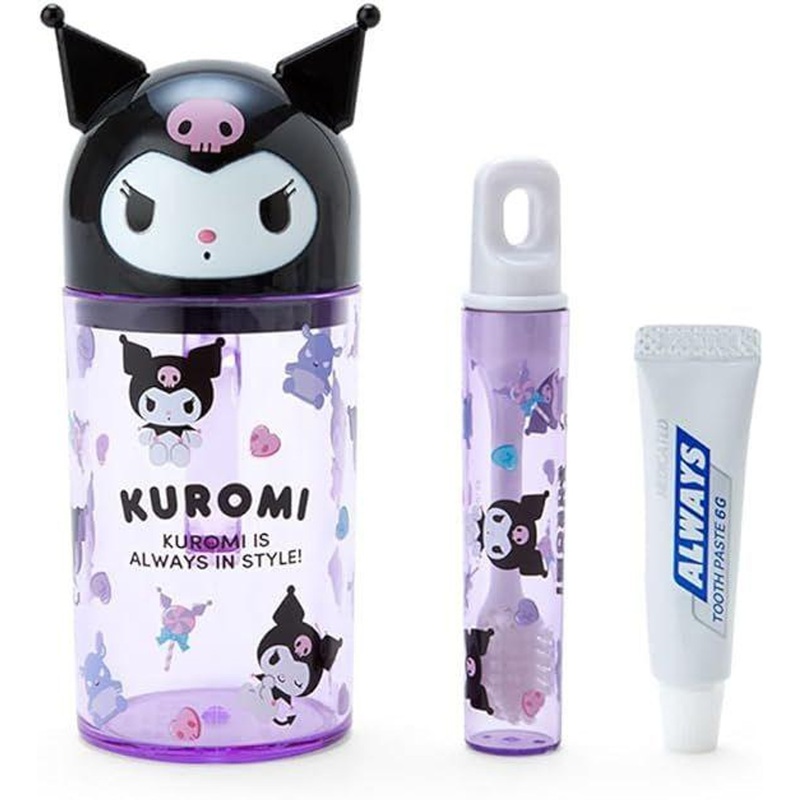 Sanrio Toothbrush & Cup Set Kuromi