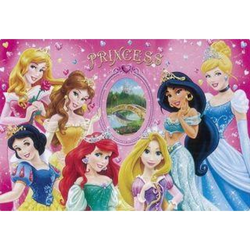 Tenyo DC41-083 Jigsaw Puzzle Disney I’m a Princess too! (41 Piece) Child Puzzle (My Photo Piece)