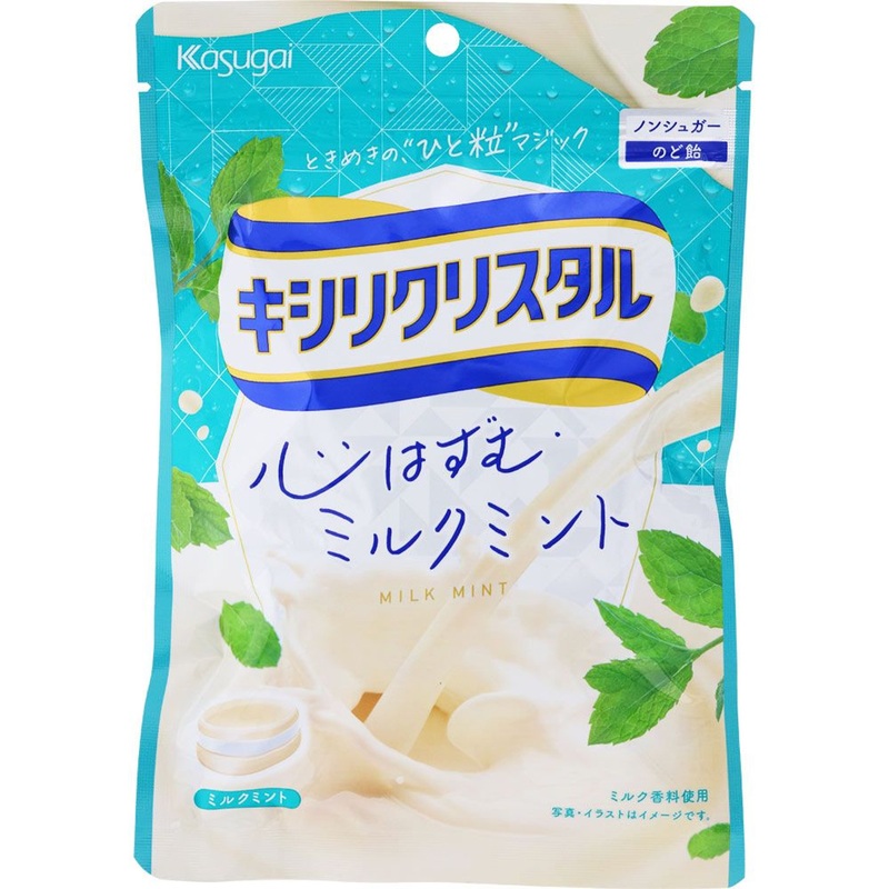 Kasugai Seika  Crystal Milk Mint Throat Candy 71G