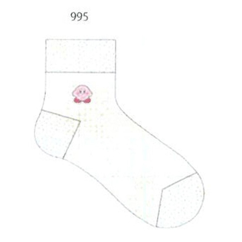 Kirby Crew Socks White