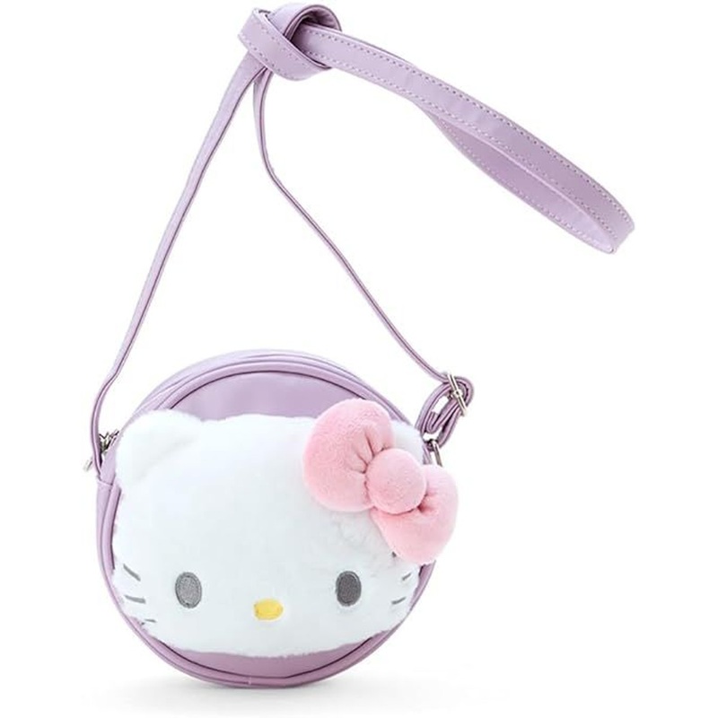 Sanrio Face Plush Pochette Hello Kitty