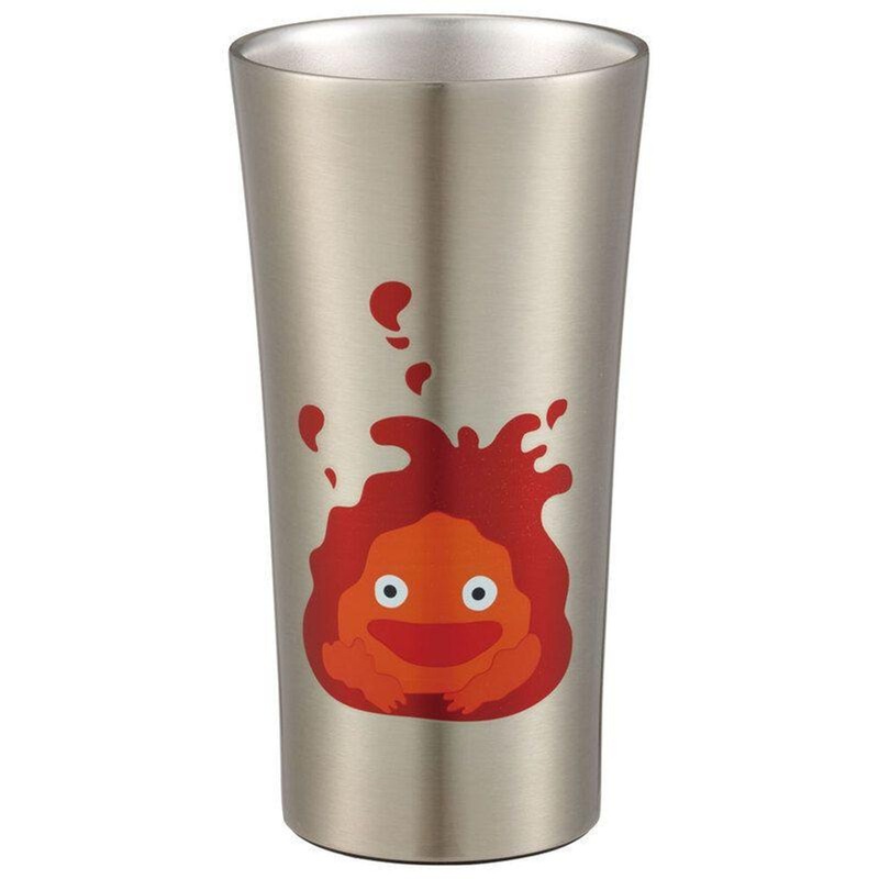 Skater Studio Ghibli Howl’s Moving Castle Stainless Steel Tumbler Calcifer