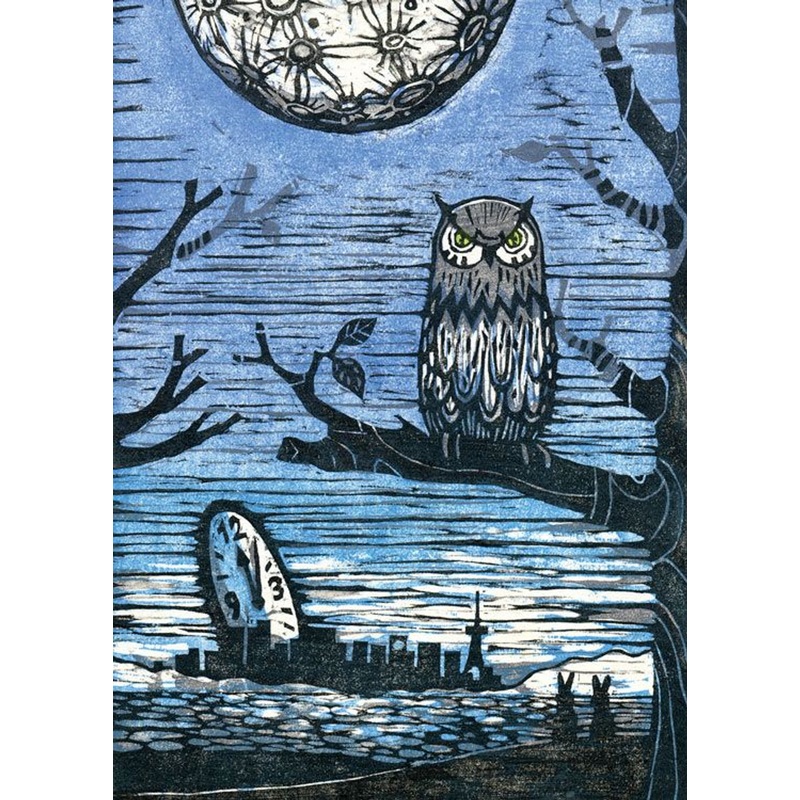 Epoch 79-103s Jigsaw Puzzle Tomoko Inaba – The Night (500 Pieces)