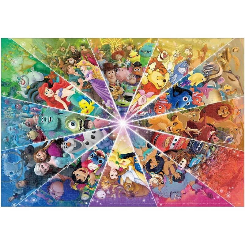 Tenyo Jigsaw Puzzle Disney & Pixar Color Circle (1000 Pieces)