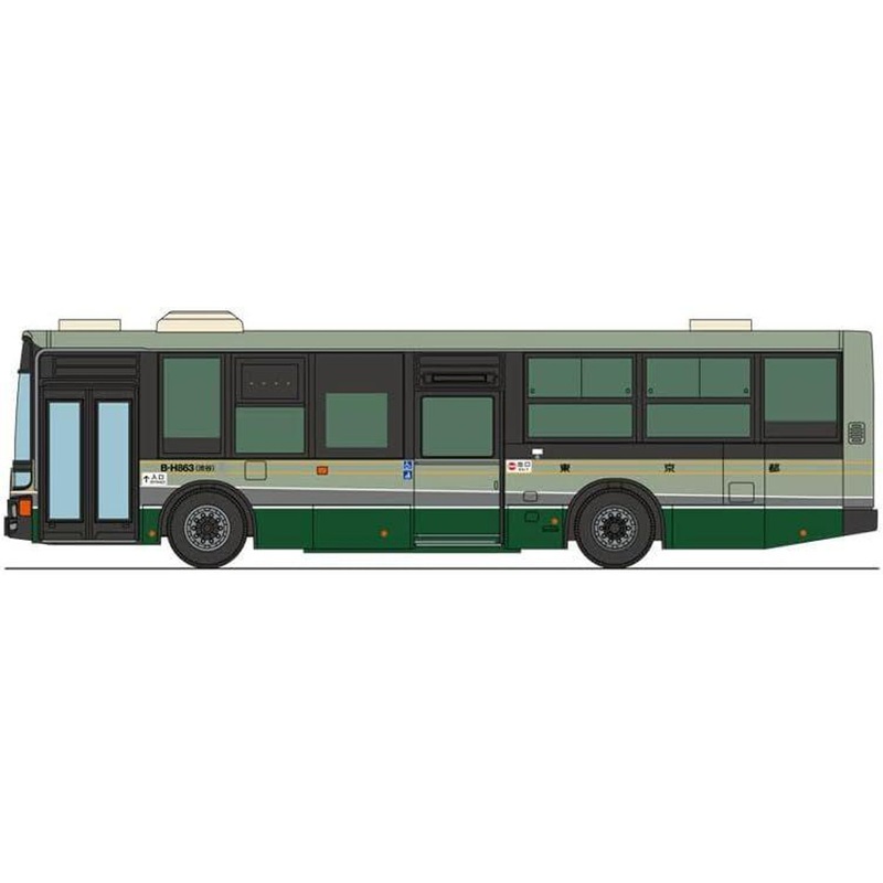 Tomytec Bus Collection Tokyo Metropolitan Bureau of Transportation Toei Bus 100th Anniversary First Unified Color (N scale)