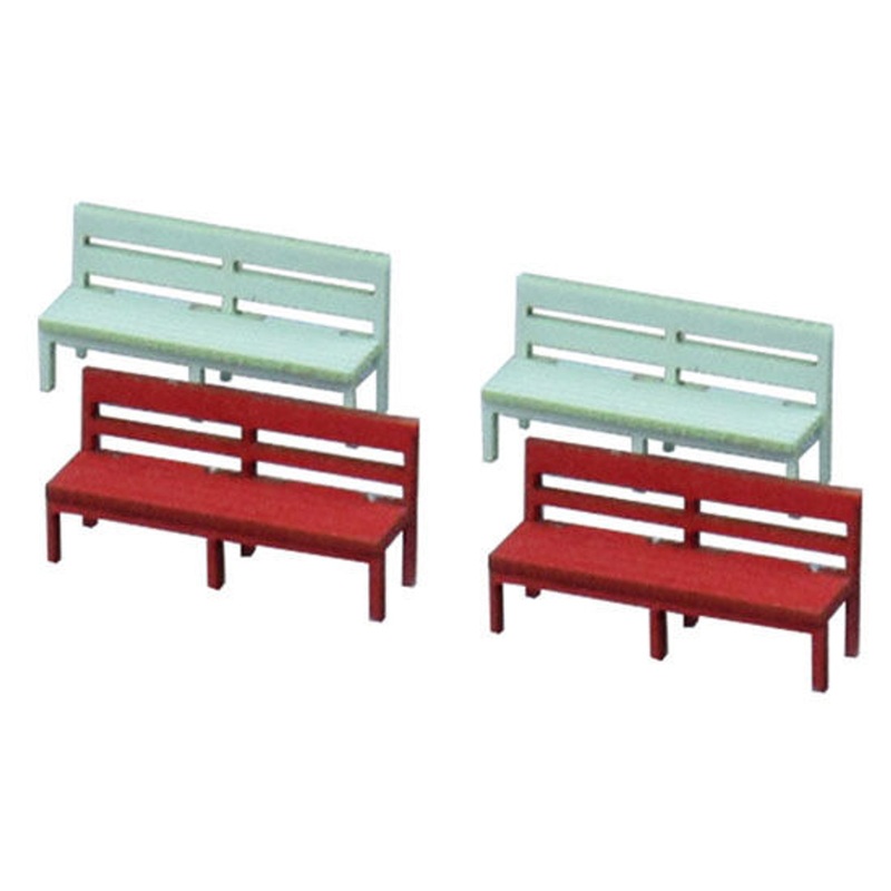 Sankei MP04-38 Bench B 1/150 N Scale Paper Kits