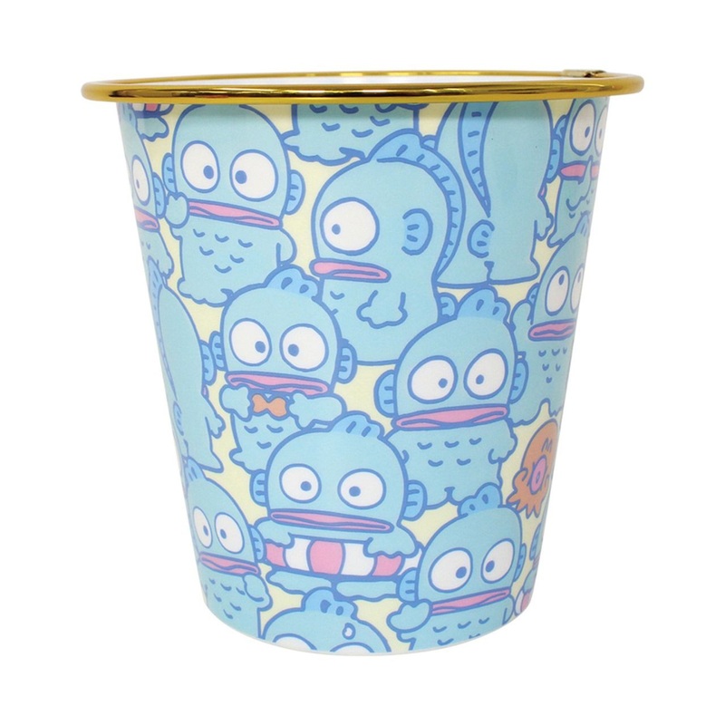 T’s Factory Mini Trash Can/Desk Organizer – Sanrio Hangyodon (Gyugyu Pattern)
