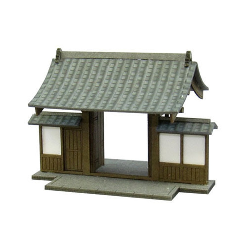 Sankei MP04-43 Main Gate 1/150 N Scale Paper Kits