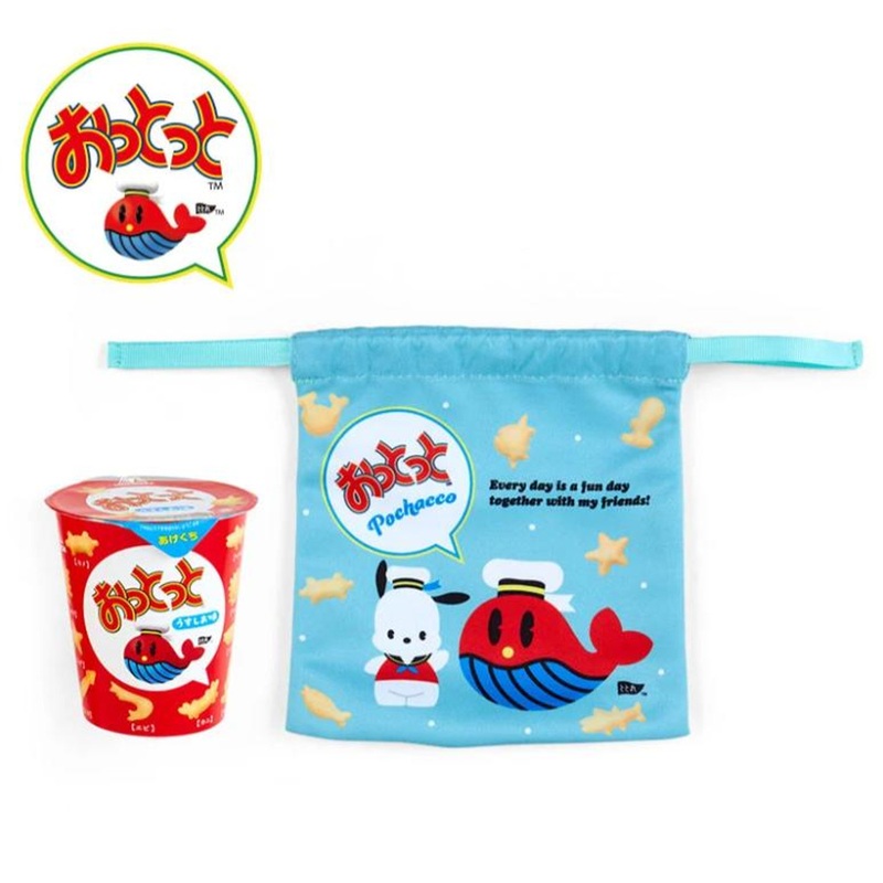 Sanrio Drawstring Bag Pochacco (Ototo Snack Collaboration)