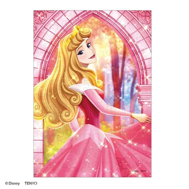 Tenyo D108-033 Jigsaw Puzzle Disney Pretty Princess Aurora (Sleeping Beauty) (108 Pieces)