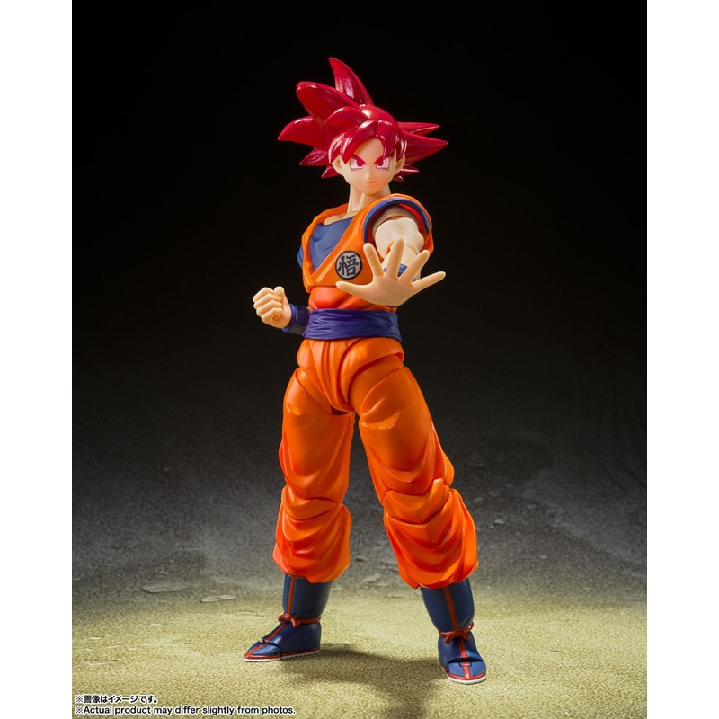 Bandai S.H. Figuarts Super Saiyan God Son Goku -Saiyan God of Virtue- Figure (Dragon Ball Super)