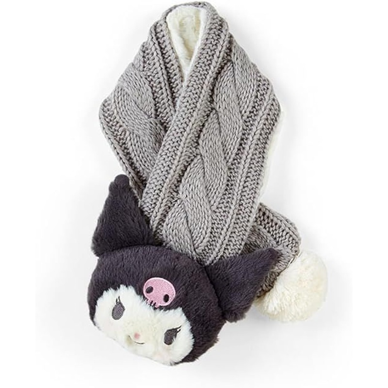 Sanrio Kids Warm Knitted Scarf – Kuromi