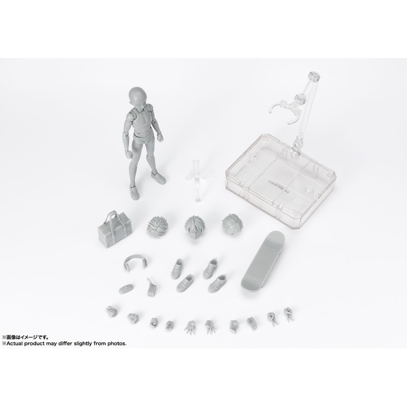 Bandai S.H. Figuarts Body-kun School Life Edition DX SET Figure (Gray Color Ver.)