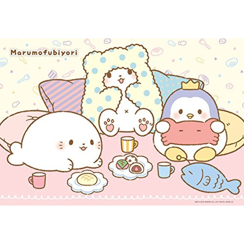 Beverly Jigsaw Puzzle 33-155 Sanrio Marumofubiyori Snack Time (300 Pieces)