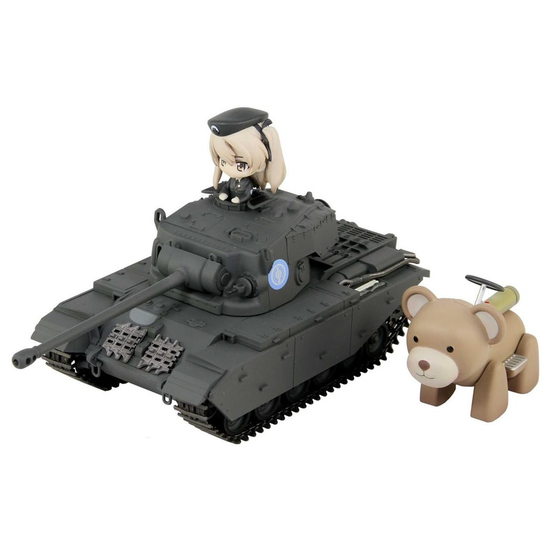 Pit-Road Cruiser Tank A41 Centurion Ending Ver. DX Figure w/Wojtek & Alice Shimada Acrylic Stand