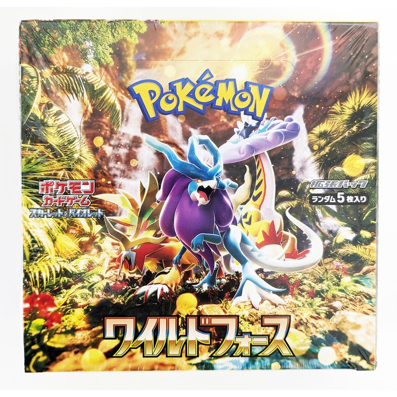 Pokemon Card Game TCG Scarlet & Violet Booster Box SV5k – Wild Force