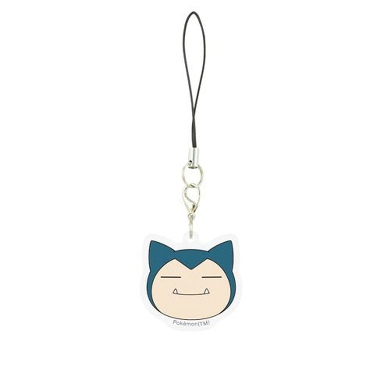 Pokemon Center Original Acrylic Strap Snorlax Face