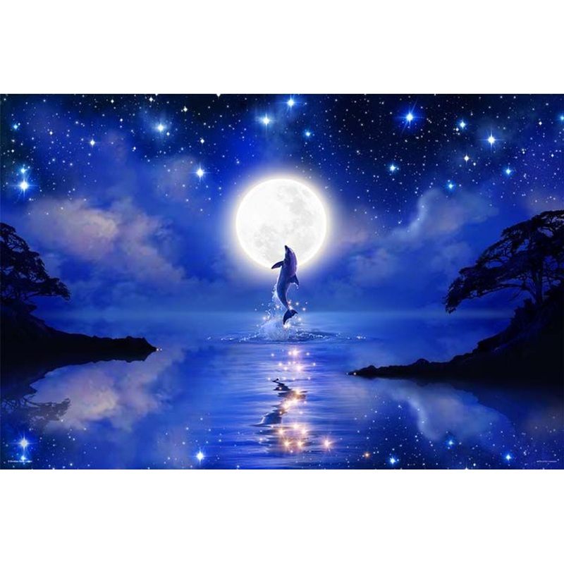 Yanoman 10-1447 Jigsaw Puzzle Lassen Dreaming Night (1000 Pieces)