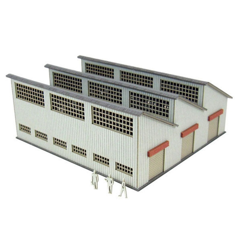 Sankei MP01-150 Factory A 1/220 Z Scale Paper Kits