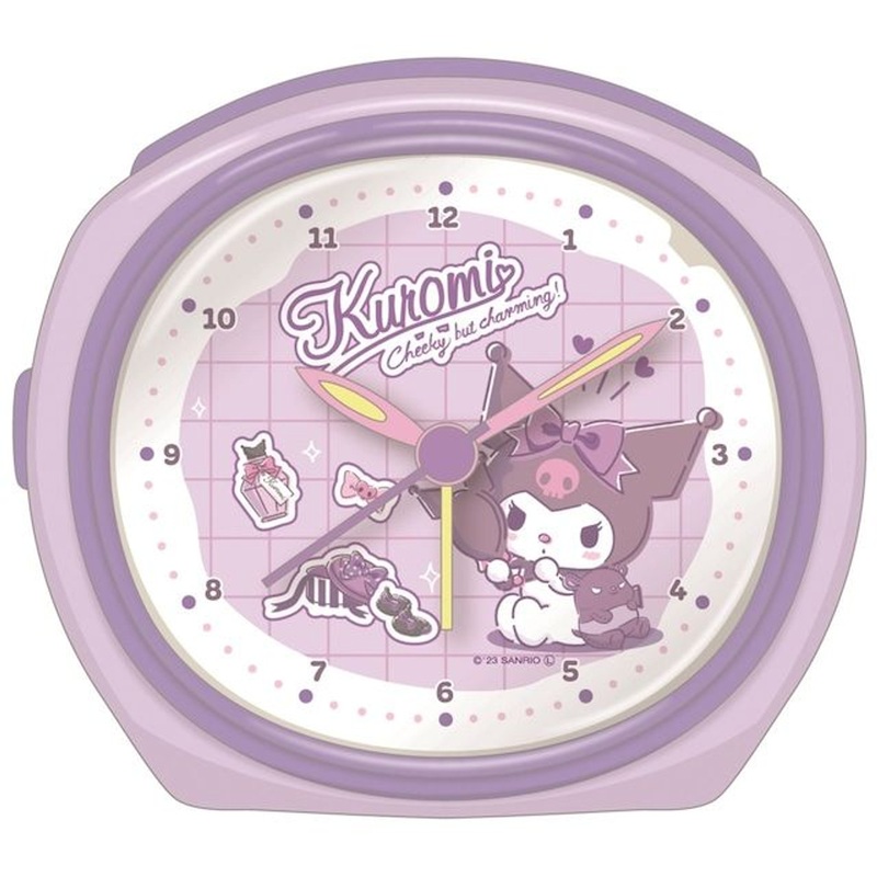 T’s Factory Sanrio Continuous Sweep Alarm Clock Kuromi