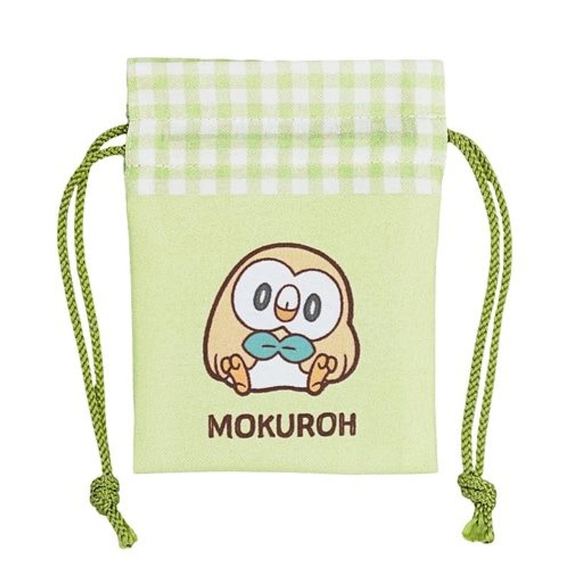 Pokemon Center Original PokePeace Mini Drawstring Pouch – Rowlet