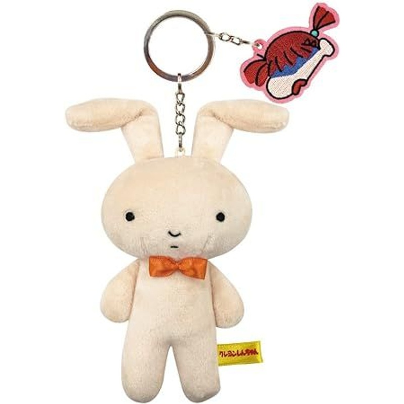 SK JAPAN Crayon Shin-chan Plush Keychain Stuffed Bunny with Embroidery Nene
